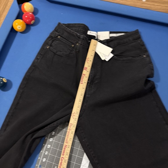 American Tall Stevie Jeans Size 34/37 Black Wide-Leg Ultra High Rise - New - Picture 12 of 12